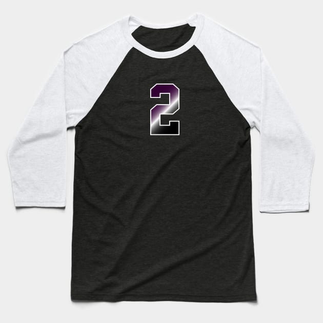 number 2 Baseball T-Shirt by Eric Okore